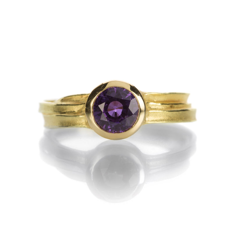 Barbara Heinrich Round Purple Sapphire Ring | Quadrum Gallery
