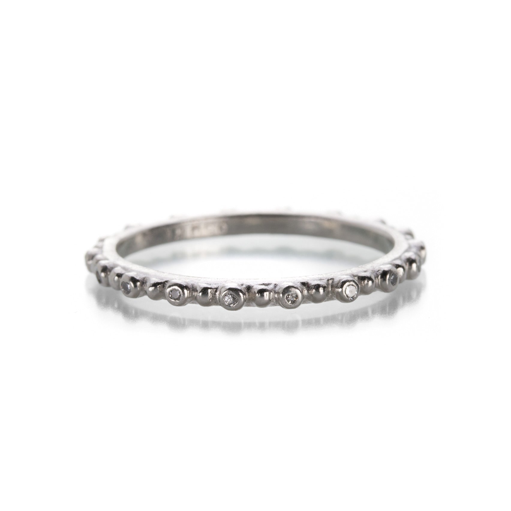Barbara Heinrich Platinum Diamond Pins Ring