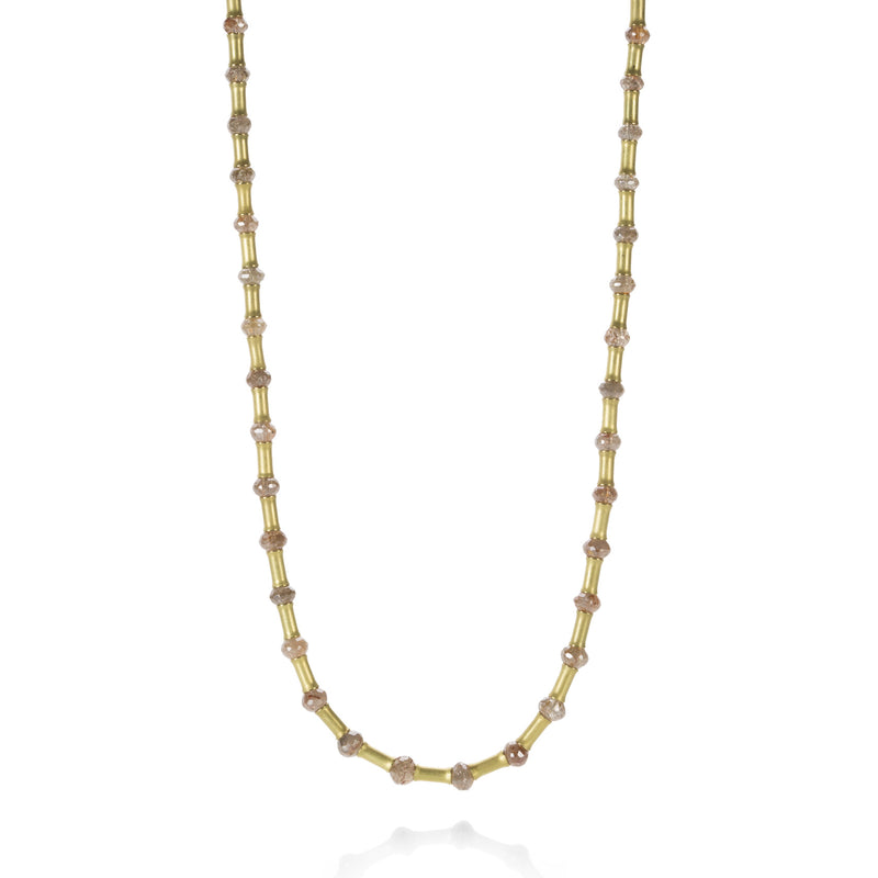 Barbara Heinrich Brown Diamond and Tube Bead Necklace | Quadrum Gallery