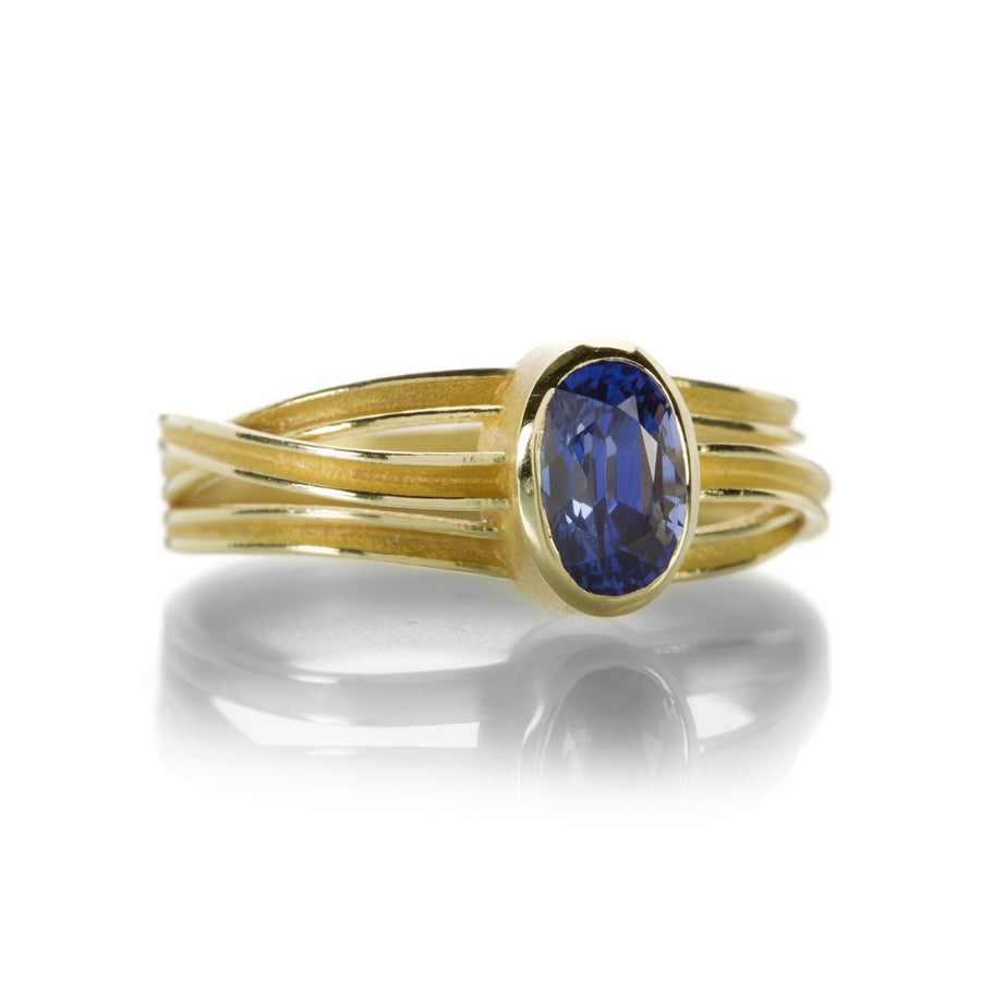Barbara Heinrich Sapphire Triple Ribbon Ring | Quadrum Gallery