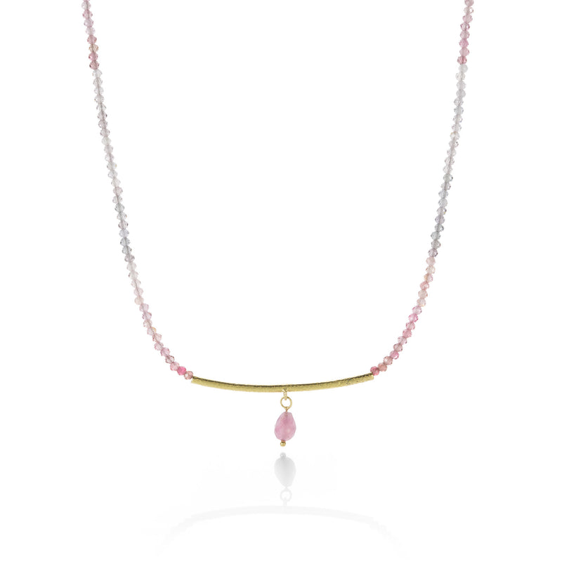 Barbara Heinrich Spinel Beaded Necklace with Ruby Drop | Quadrum Gallery