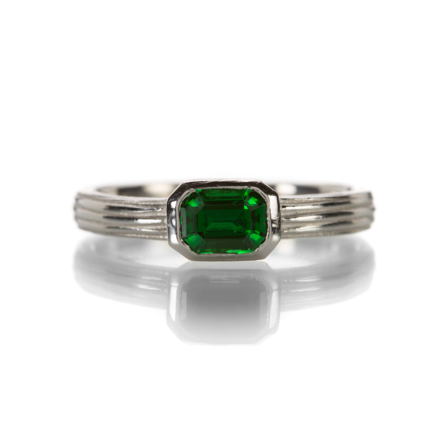 Barbara Heinrich Platinum Chrome Tourmaline Ring | Quadrum Gallery