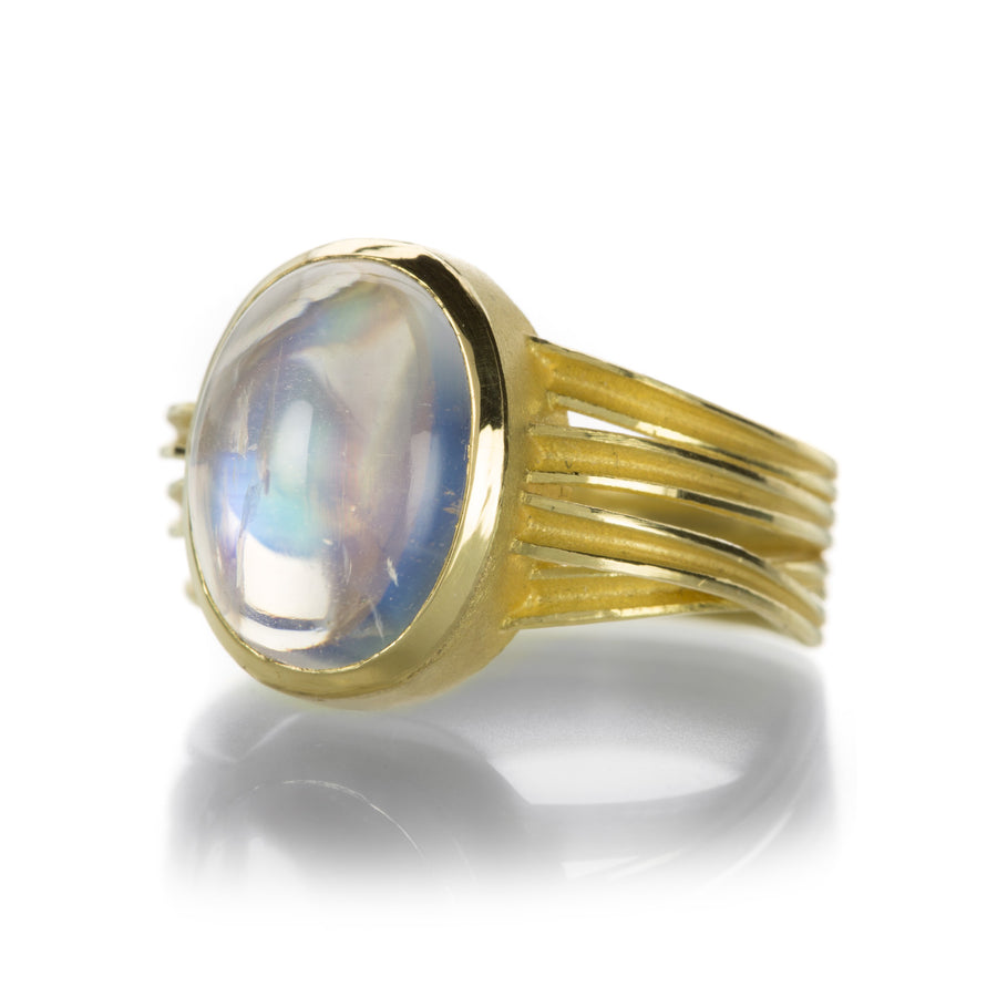 Barbara Heinrich Smooth Oval Moonstone Ring | Quadrum Gallery