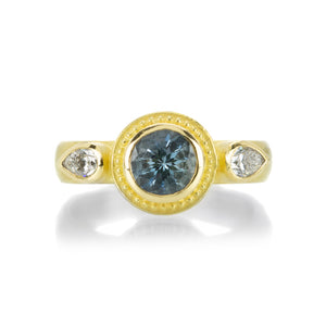 Barbara Heinrich Aquamarine and Diamond Ring | Quadrum Gallery