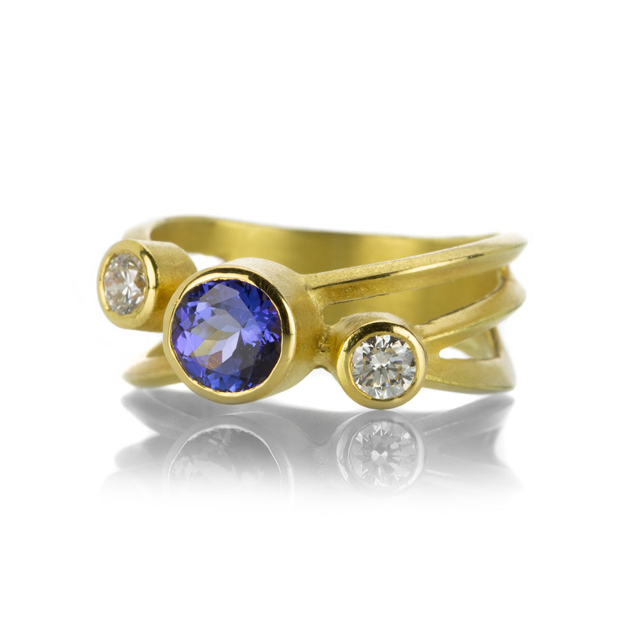 Barbara Heinrich Tanzanite and Diamond Wrap Ring | Quadrum Gallery
