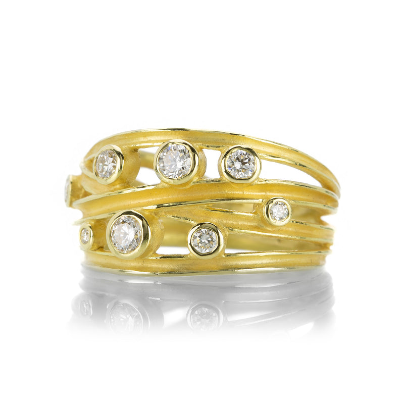 Barbara Heinrich Wrap Ring With Eight Diamonds | Quadrum Gallery