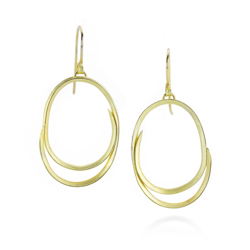 Barbara Heinrich Large Oval Swirl Earrings | Quadrum Gallery