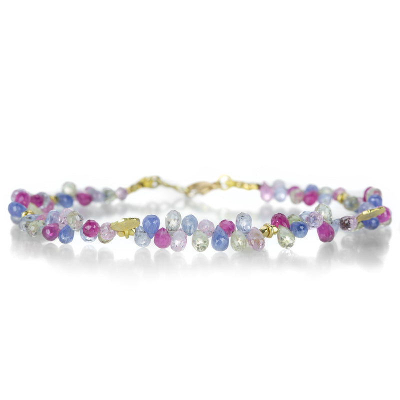 Barbara Heinrich Multicolored Sapphire Briolette Bracelet | Quadrum Gallery