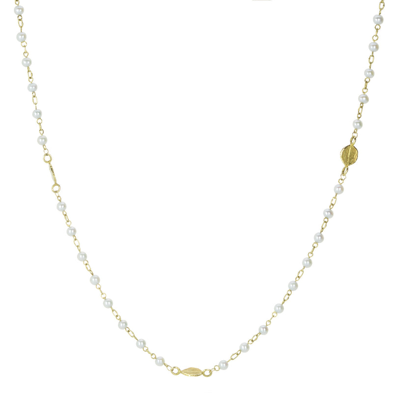 Barbara Heinrich White Freshwater Pearl Necklace - 18" | Quadrum Gallery