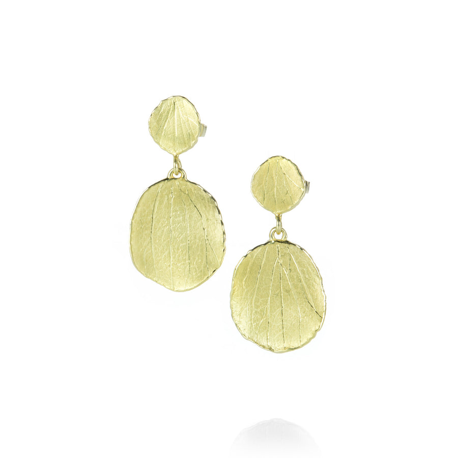 Barbara Heinrich 18k Double Petal Earrings | Quadrum Gallery