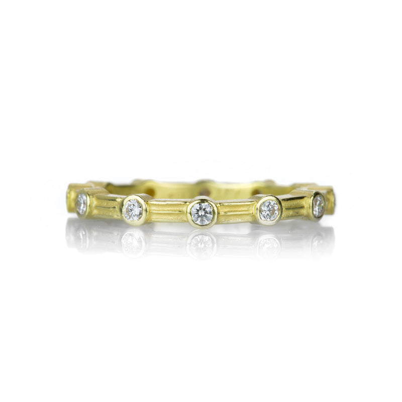 Barbara Heinrich Fluted Band with 12 Diamonds | Quadrum Gallery