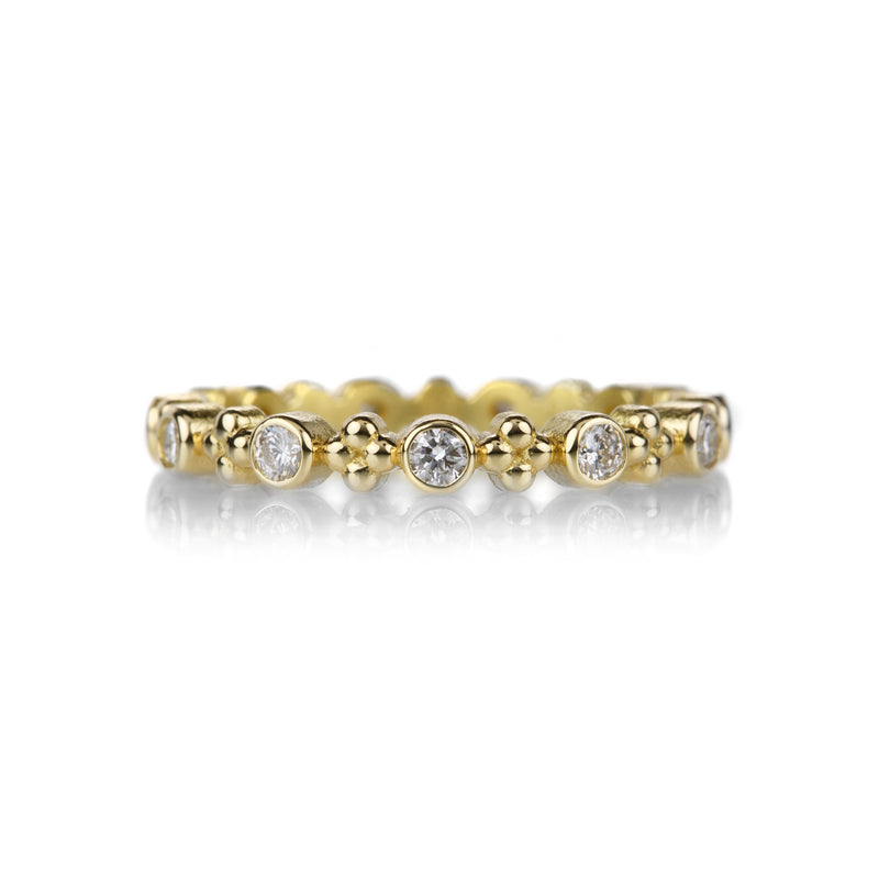 Barbara Heinrich 18K Yellow Gold Quad Ring with Diamonds | Quadrum Gallery