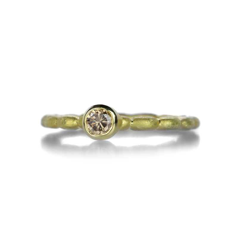 Barbara Heinrich Round Brown Diamond Stacking Ring | Quadrum Gallery