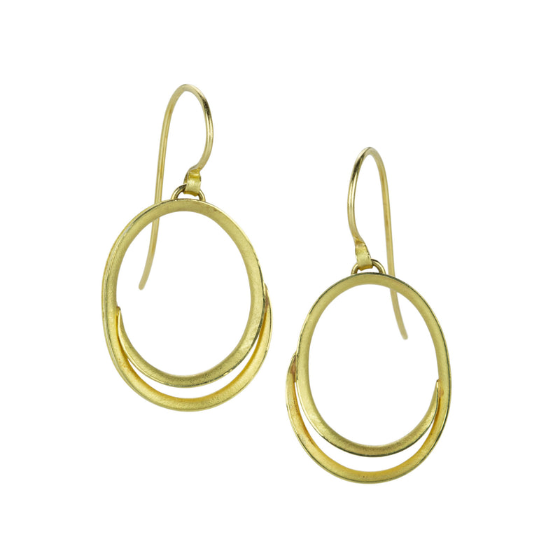 Barbara Heinrich 18k Swirl Drop Earrings | Quadrum Gallery