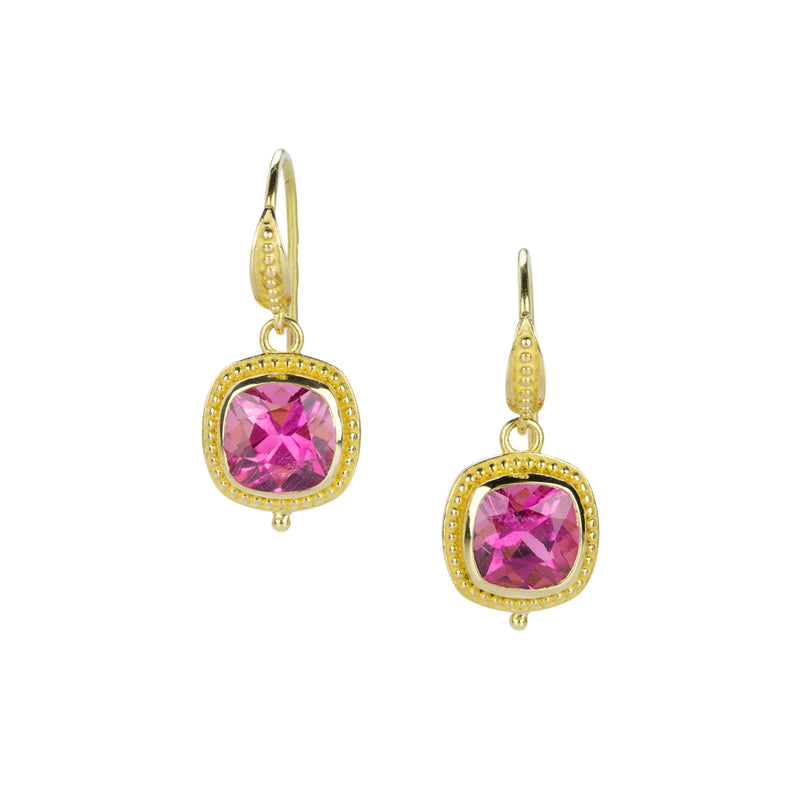 Barbara Heinrich 18k Pink Tourmaline Drop Earrings | Quadrum Gallery