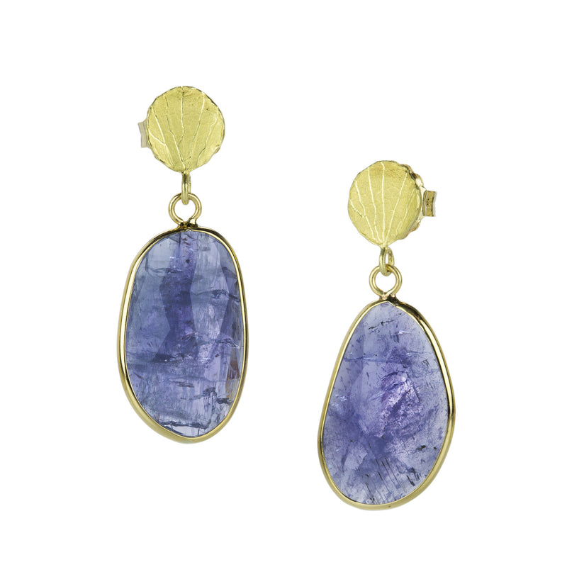 Barbara Heinrich Tanzanite Earrings with Petal Tops | Quadrum Gallery