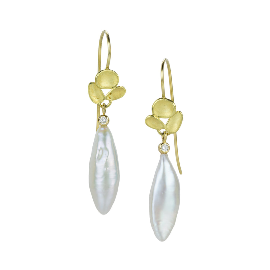 Barbara Heinrich American Mississippi Wing Pearl Earrings | Quadrum Gallery