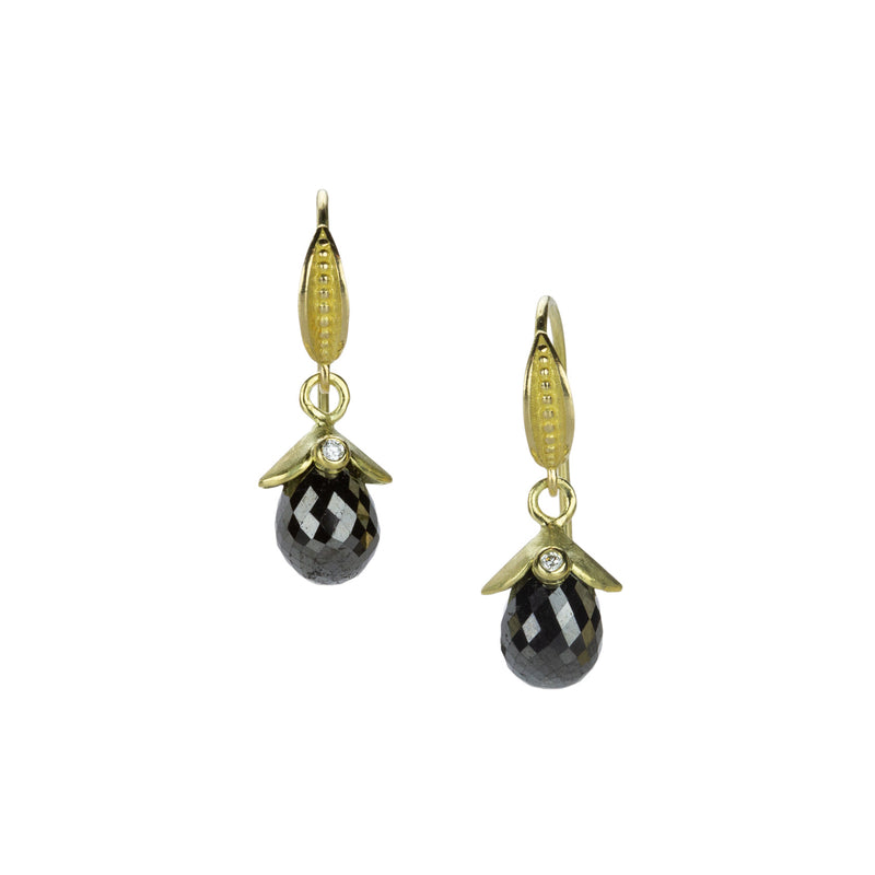 Barbara Heinrich Black Diamond Briolette Drop Earrings | Quadrum Gallery
