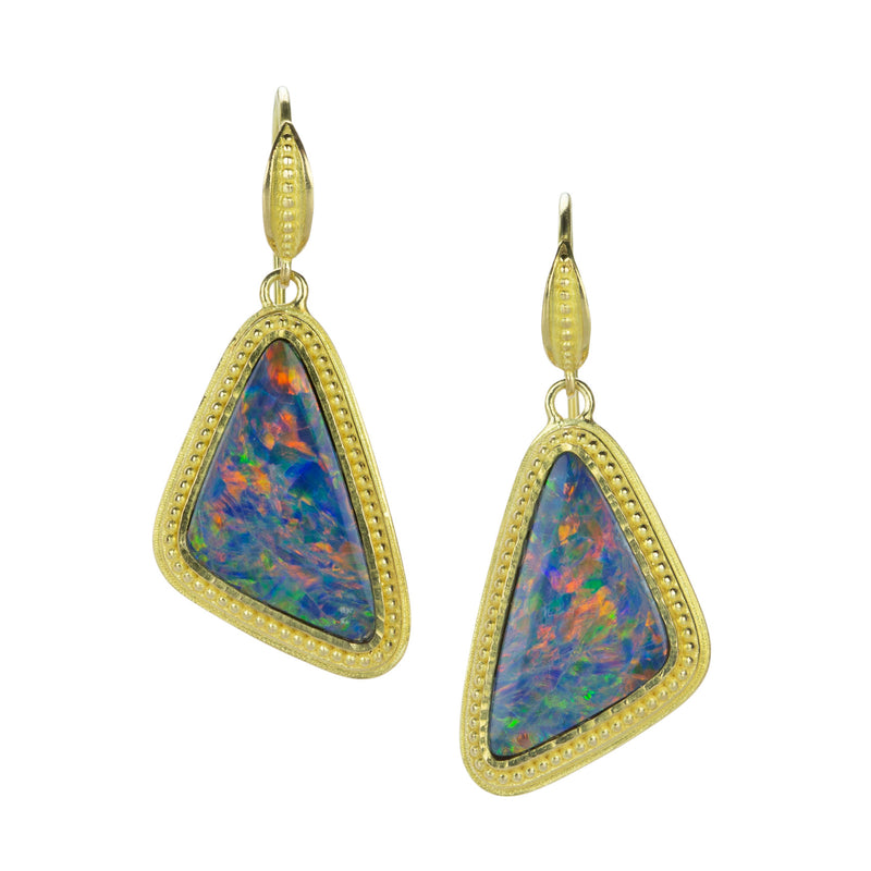 Barbara Heinrich Triangular Shaped Opal Drop Earrings | Quadrum Gallery