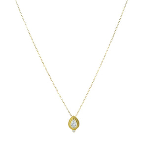 Barbara Heinrich Pear Shaped Diamond Pendant Necklace | Quadrum Gallery