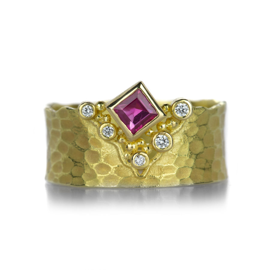 Barbara Heinrich Square Ruby Glacier Ring | Quadrum Gallery