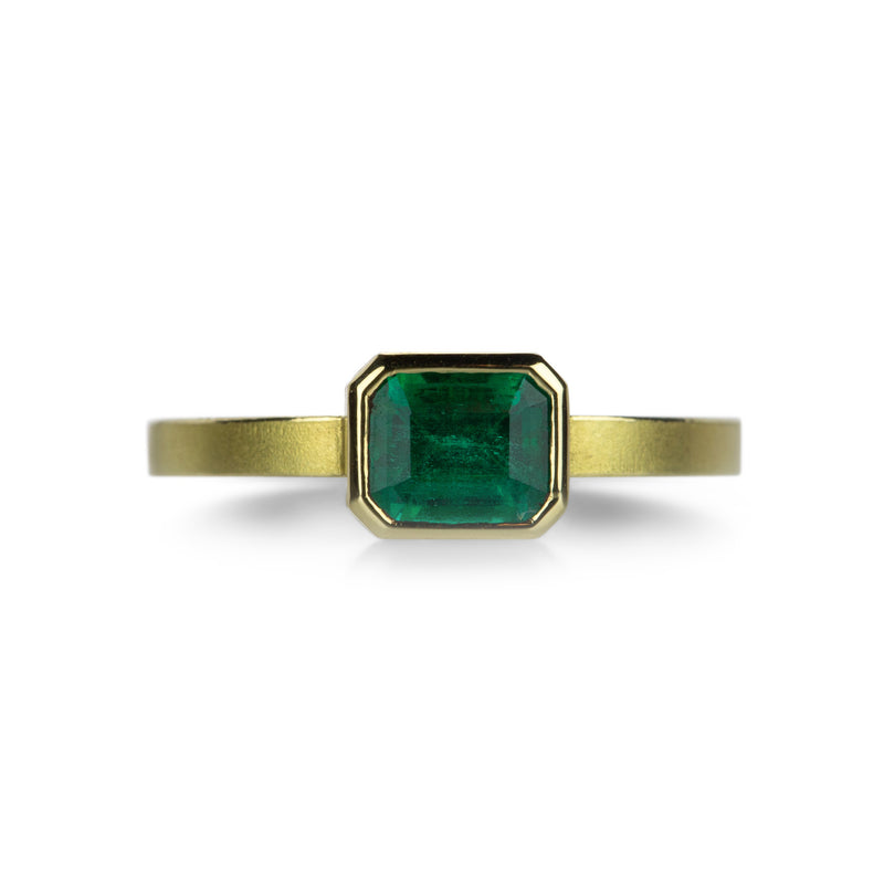 Barbara Heinrich Emerald Cut Emerald Stack Ring | Quadrum Gallery