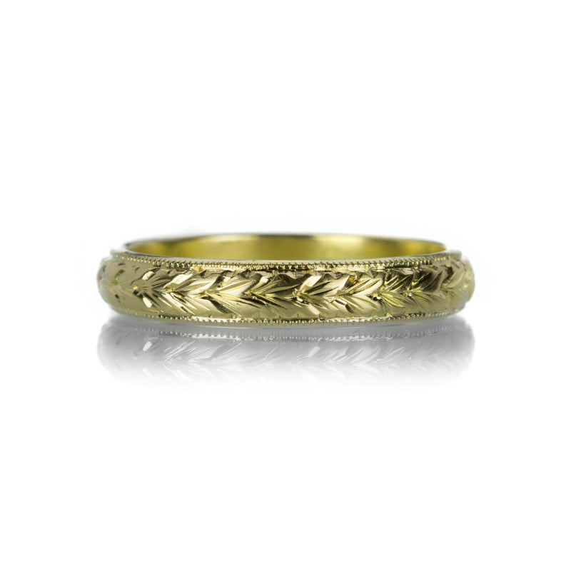 Diana Mitchell Hand Engraved Wheat Band | Quadrum Gallery