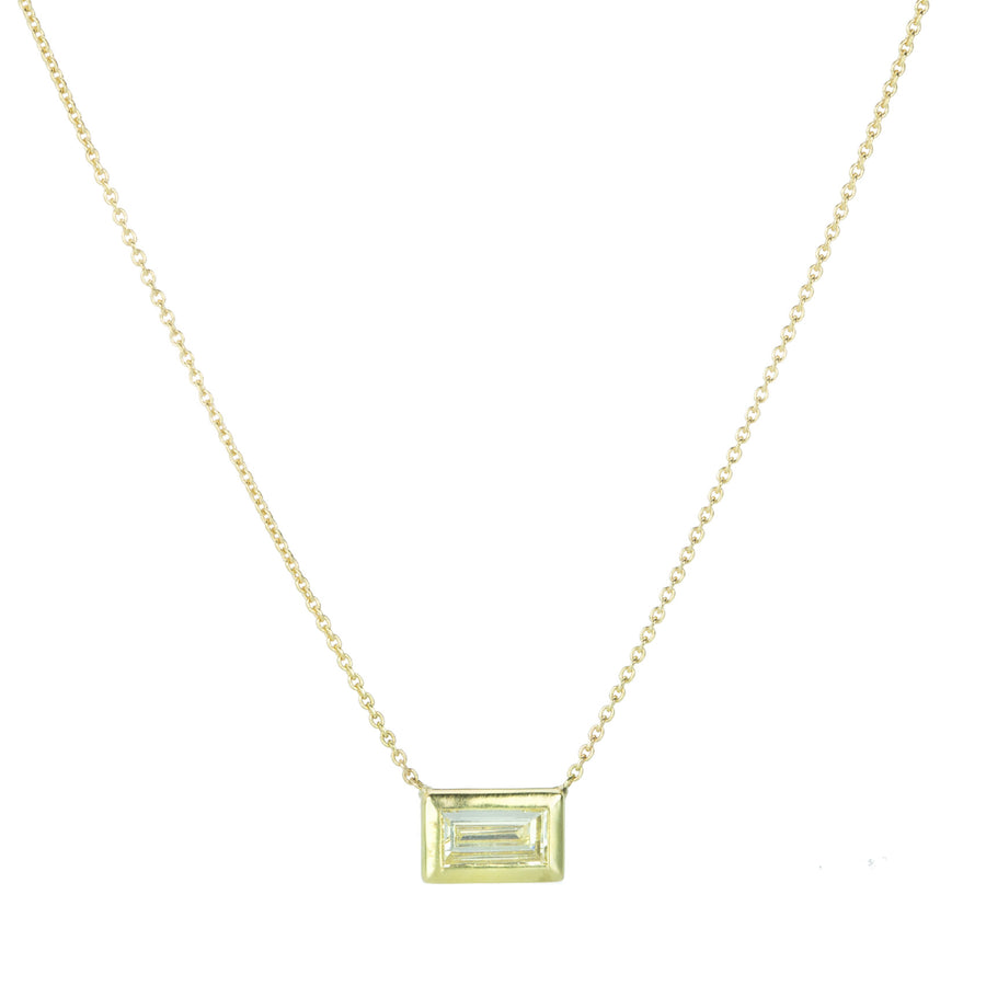 Diana Mitchell Baguette Diamond Pendant Necklace | Quadrum Gallery