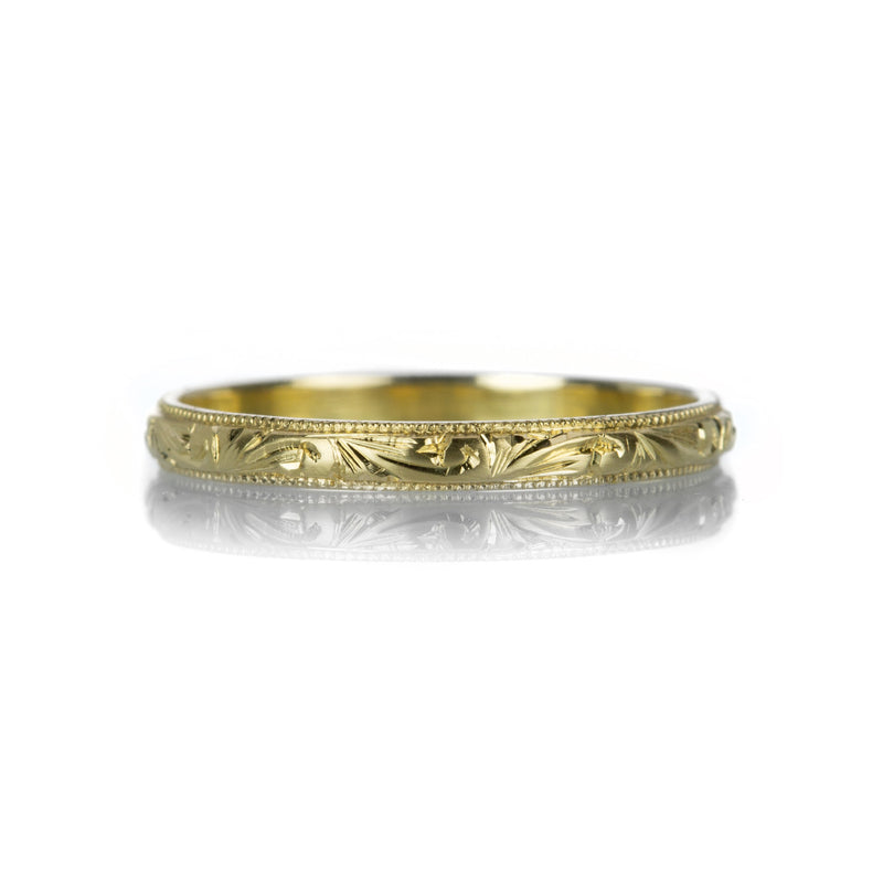 Diana Mitchell Hand Engraved Scroll Band | Quadrum Gallery