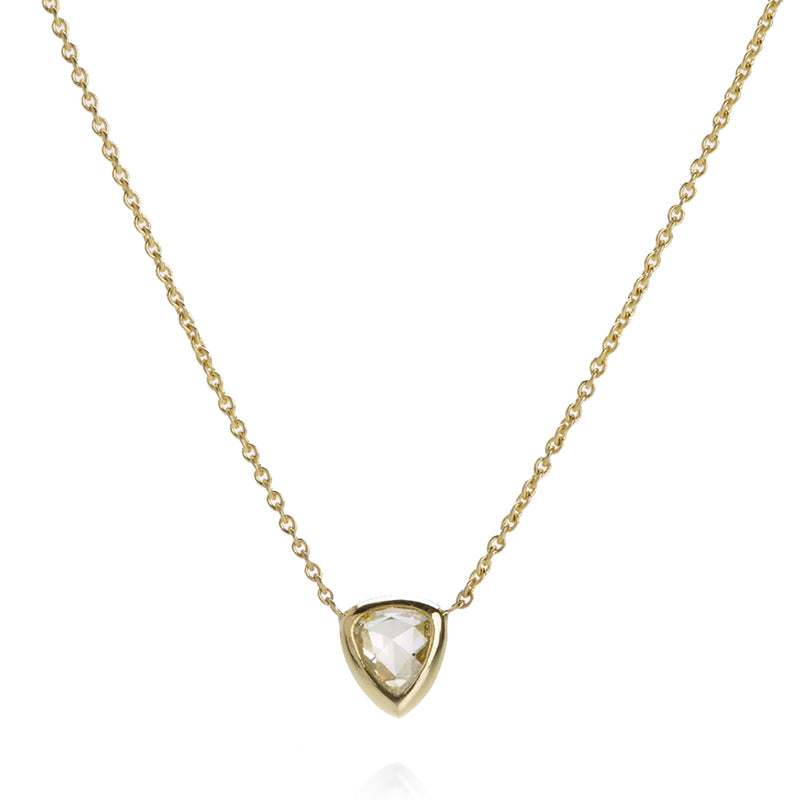 Diana Mitchell Rose Cut Champagne Diamond Pendant Necklace | Quadrum Gallery