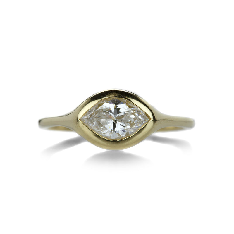 Diana Mitchell Marquise Diamond Carved Ring | Quadrum Gallery