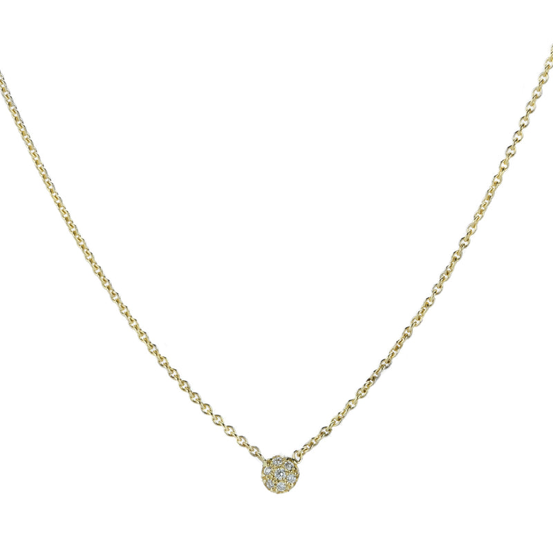 Diana Mitchell Pave Diamond Bead Necklace | Quadrum Gallery
