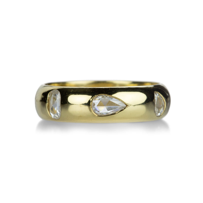 Diana Mitchell Mixed Rose Cut Diamond Eternity Gypsy Band | Quadrum Gallery