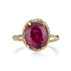 Elisabeth Bell Natural Pink Tourmaline Willow Branch Ring | Quadrum Gallery