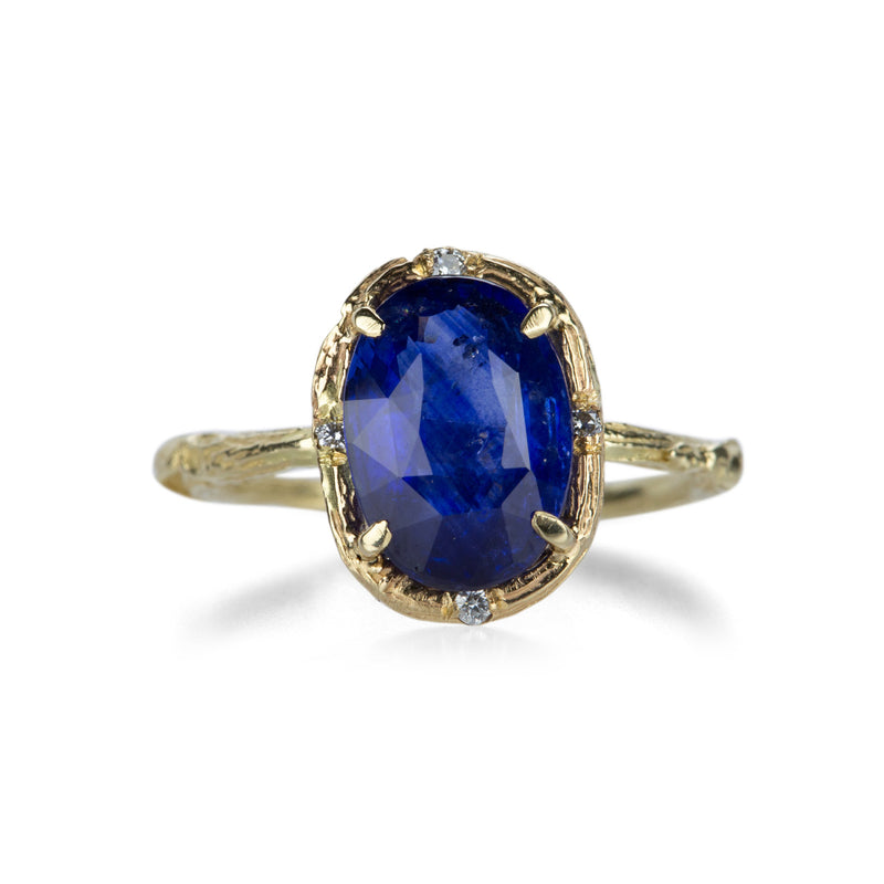 Elisabeth Bell Willow Branch Ring with Royal Blue Sapphire | Quadrum Gallery