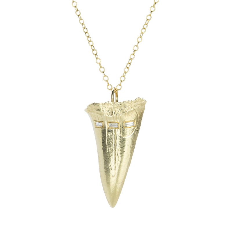 Elisabeth Bell Prehistoric Mako Shark Tooth Pendant Necklace | Quadrum Gallery