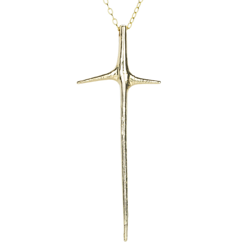 Elisabeth Bell Large Vertical Thorn Pendant Necklace | Quadrum Gallery