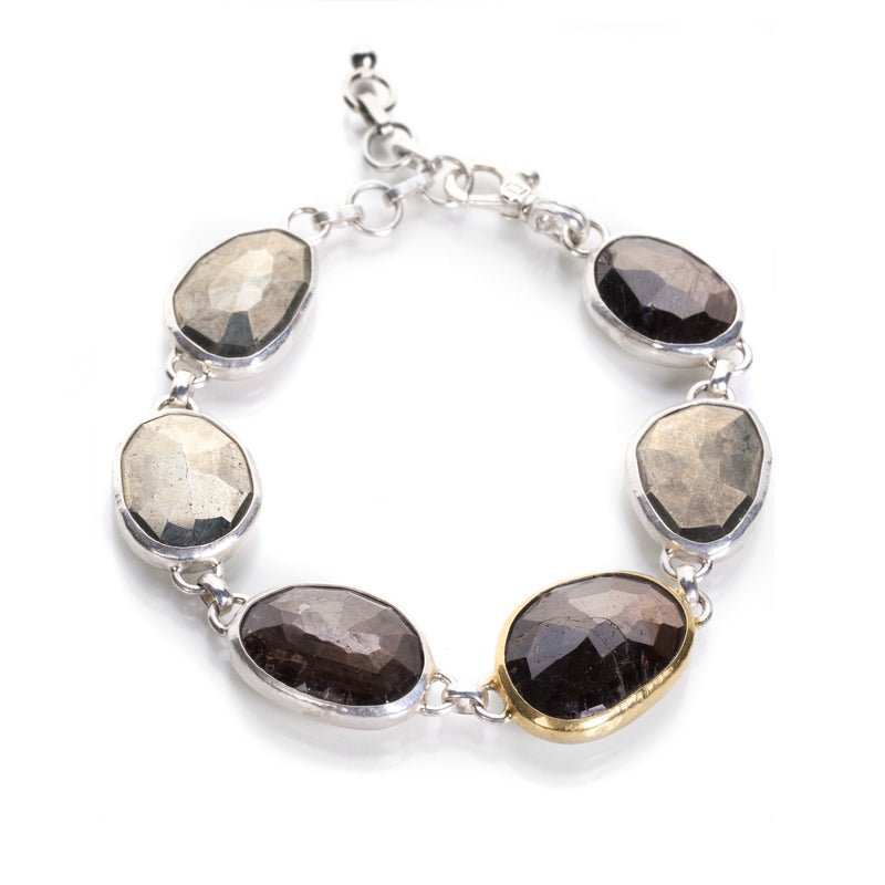 Gurhan Pyrite and Brown Sapphire Bracelet | Quadrum Gallery