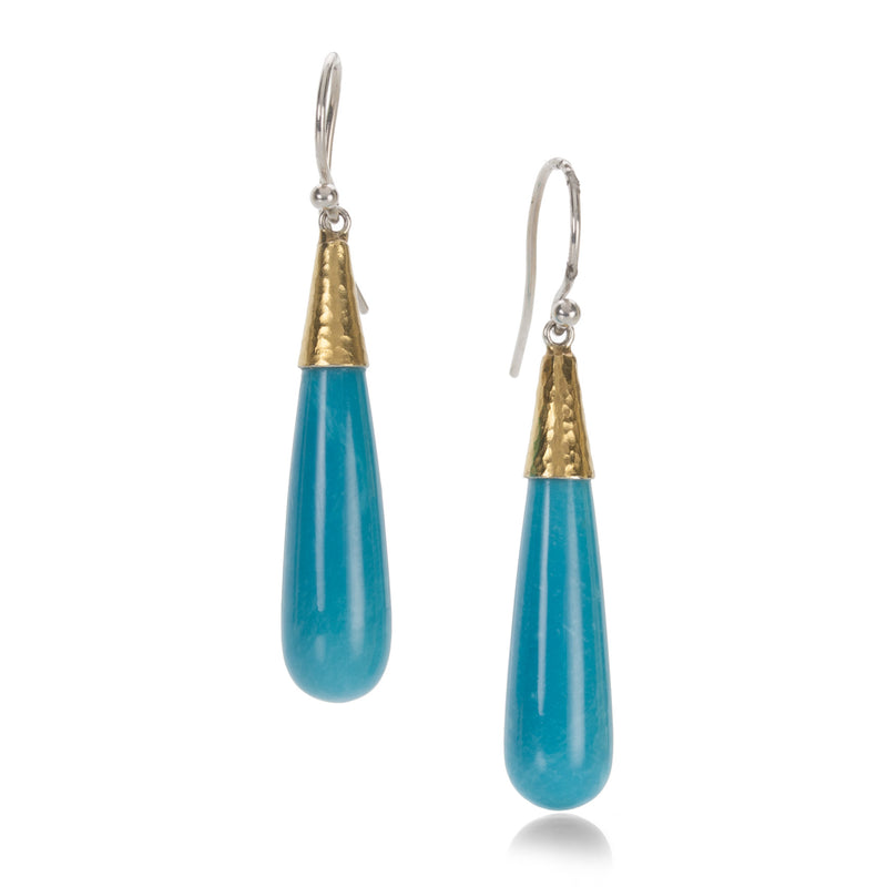 Gurhan Spell Hue Turquoise Drop Earrings | Quadrum Gallery