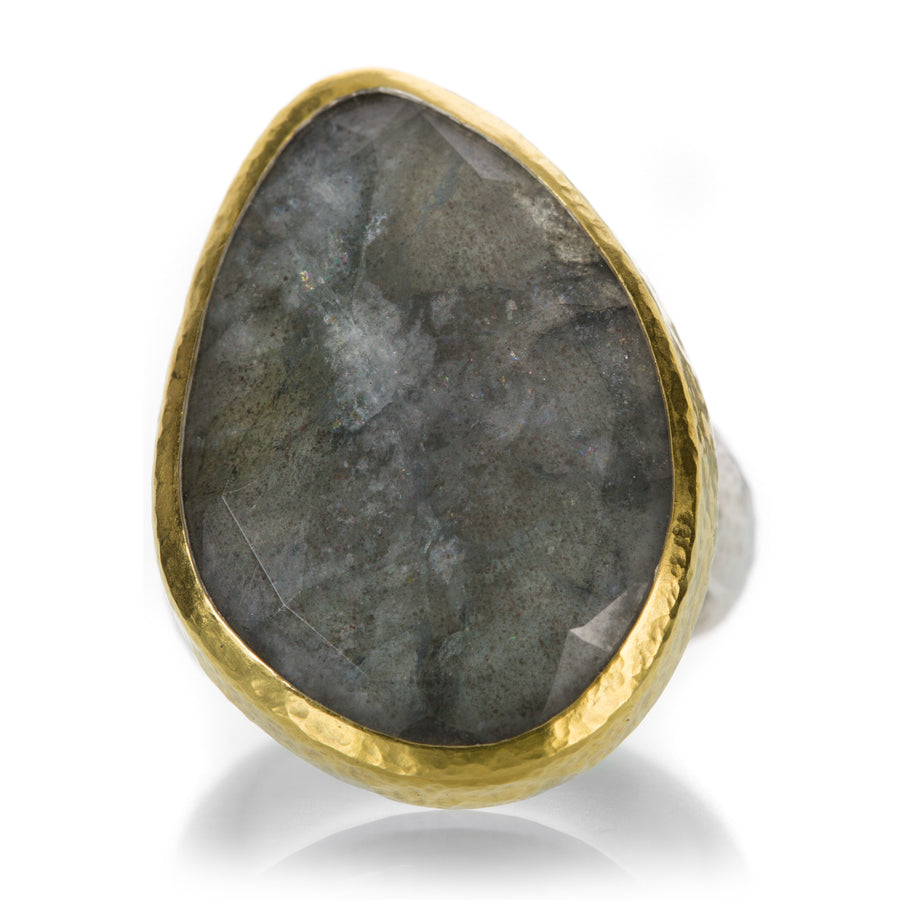 Gurhan Rose Cut Moss Aquamarine Ring | Quadrum Gallery