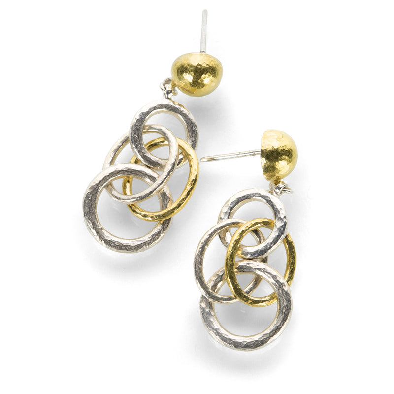 Gurhan Triple Drop Hoopla Earring | Quadrum Gallery
