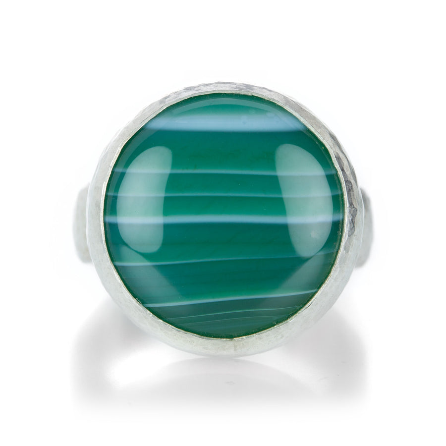 Gurhan Green Agate Ring | Quadrum Gallery