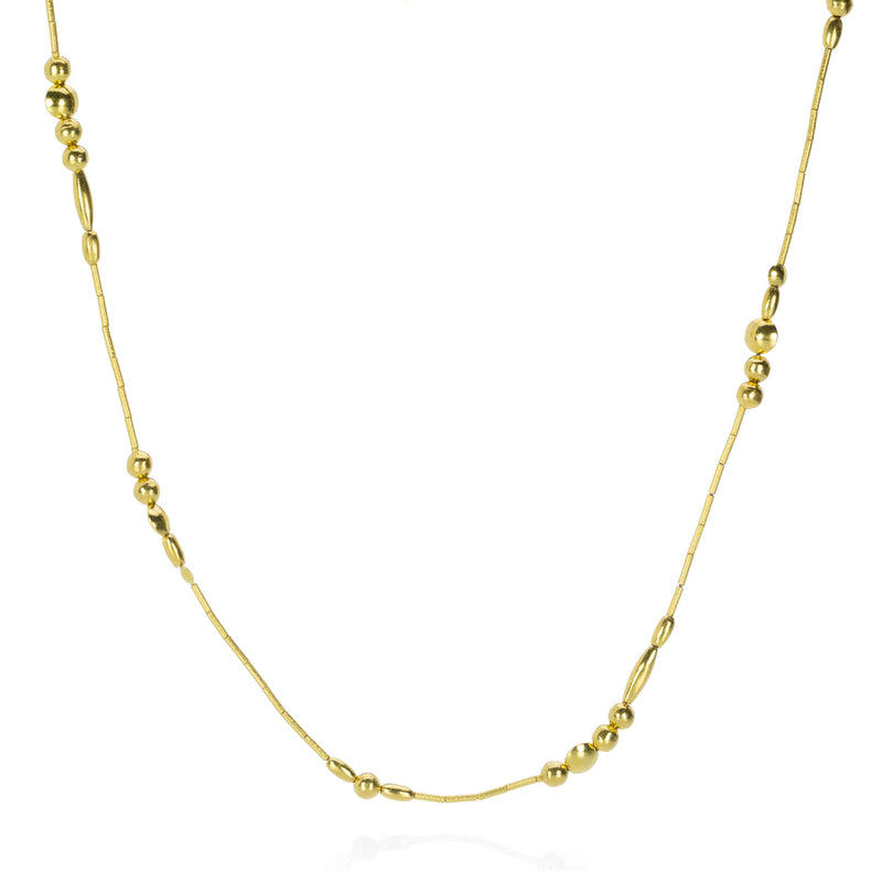 Gurhan Delicate Beaded Necklace in 24K | Quadrum Gallery