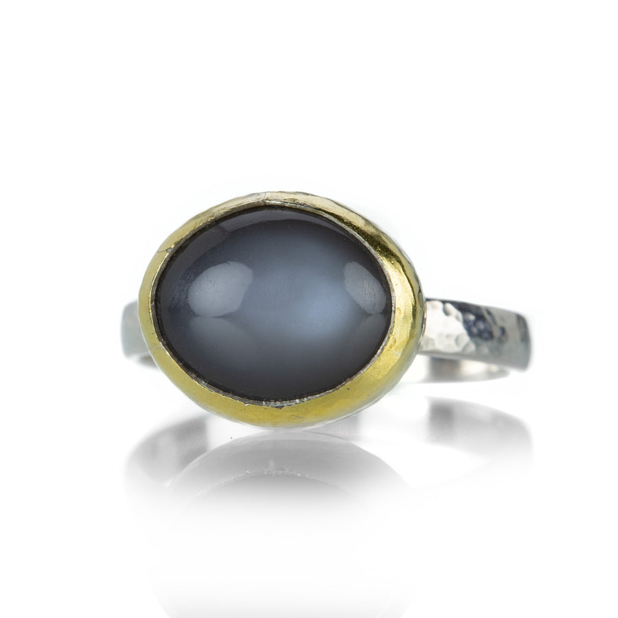 Gurhan Mixed Metal Cabochon Moonstone Ring | Quadrum Gallery