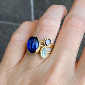 Kyanite, Spinel and Sapphire Stack - Gabriella Kiss