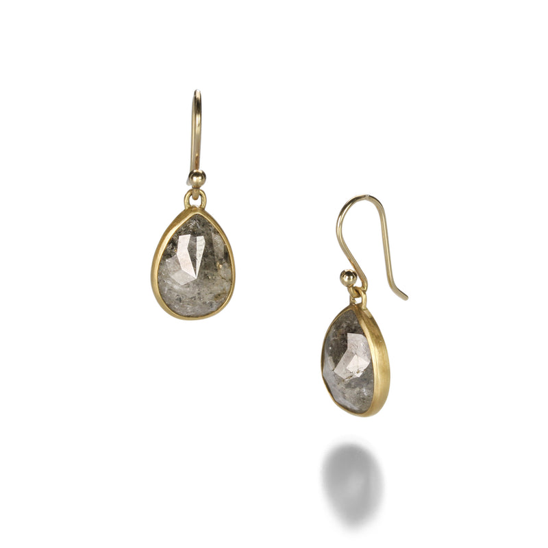 Gabriella Kiss Gray Rose Cut Diamond Earrings | Quadrum Gallery