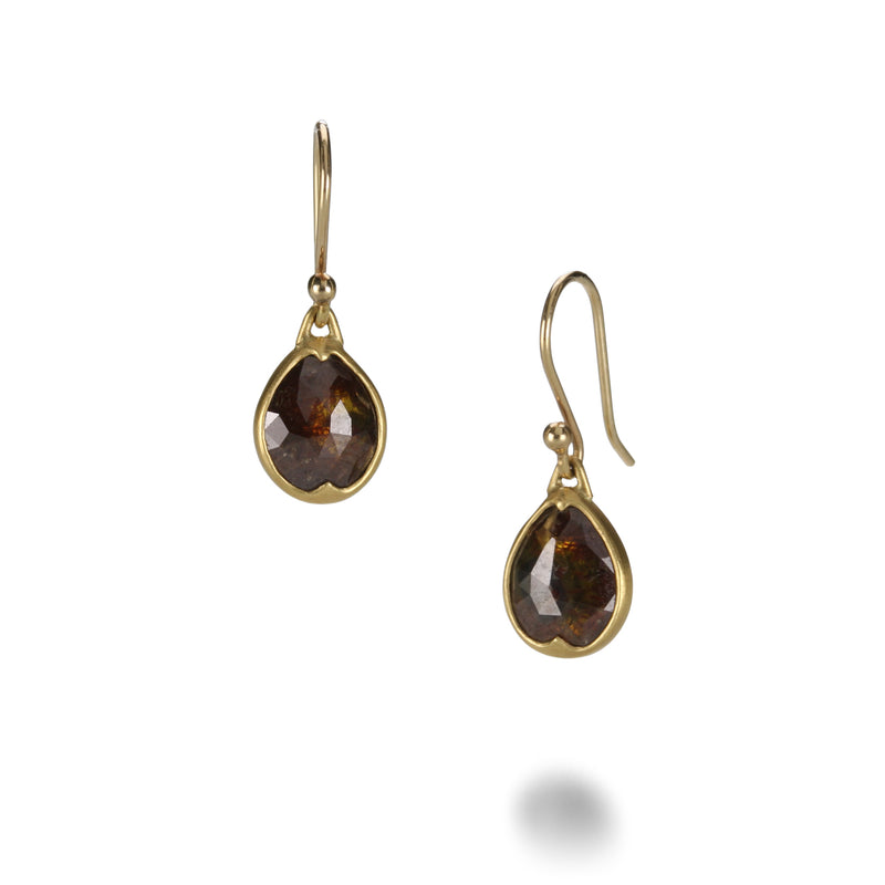 Gabriella Kiss Brown Diamond Earrings | Quadrum Gallery