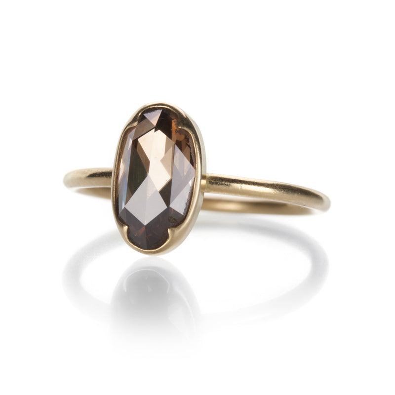 Gabriella Kiss Elongated Oval Rose Cut Diamond Ring | Quadrum Gallery