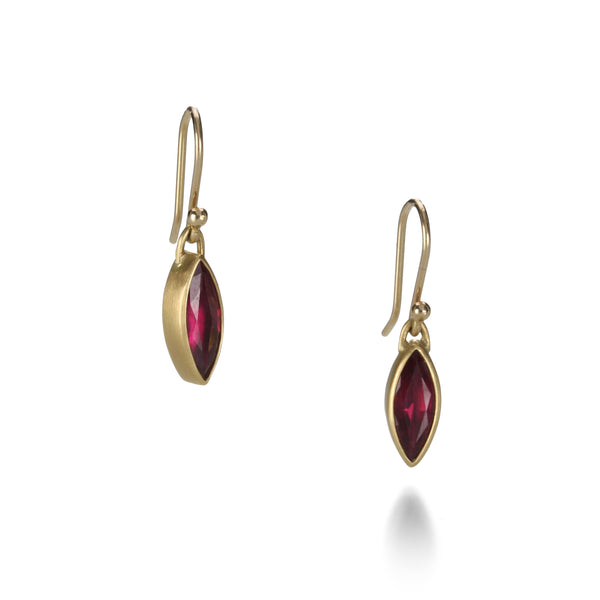 Gabriella Kiss Marquise Ruby Earrings | Quadrum Gallery