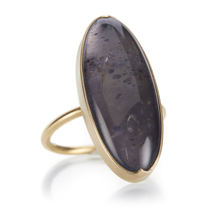 Gabriella Kiss Large Oval Iolite Ring | Quadrum Gallery
